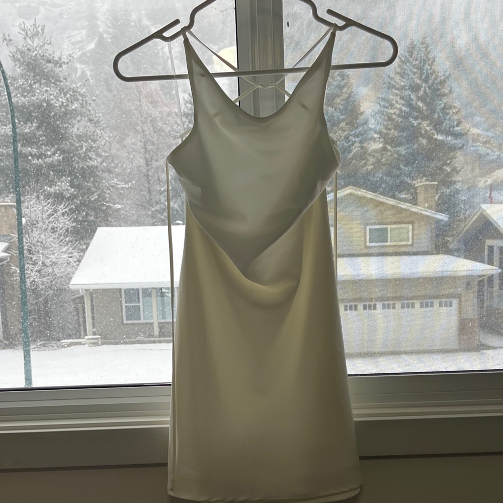 Peppermayo White Mini Dress